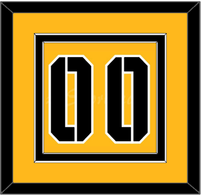 Pittsburgh Number (Back) - 2017 Stadium Series Gold - Signature Tier 2