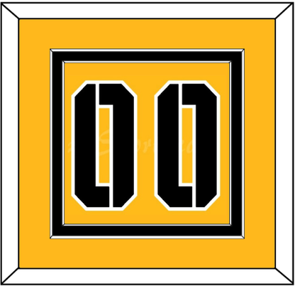 Pittsburgh Number (Back) - 2017 Stadium Series Gold - Signature Tier 2
