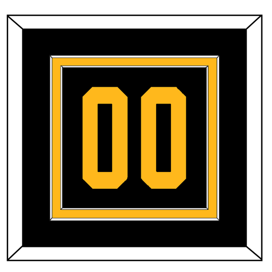 Pittsburgh Number (Back) - 2019 Stadium Series Black - Signature Tier 2
