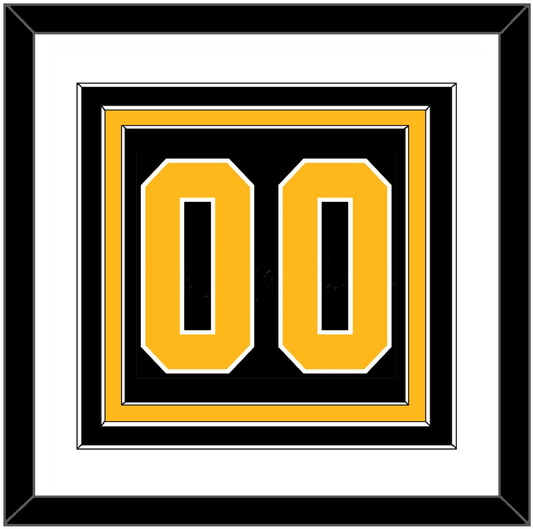Pittsburgh Number (Back) - Road Black (1992-1997) - Premier Tier 1