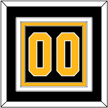 Pittsburgh Number (Back) - Road Black (1988-1992) - Premier Tier 2