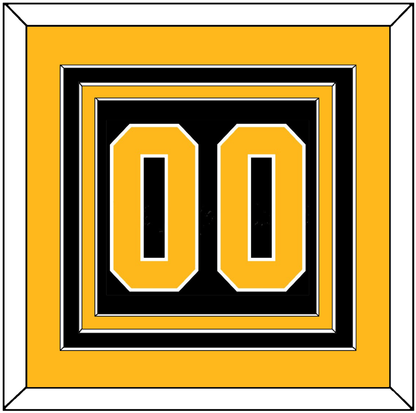 Pittsburgh Number (Back) - Road Black (1988-1992) - Premier Tier 3