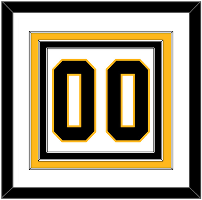Pittsburgh Number (Back) - Home White (1984-1988) - Premier Tier 1