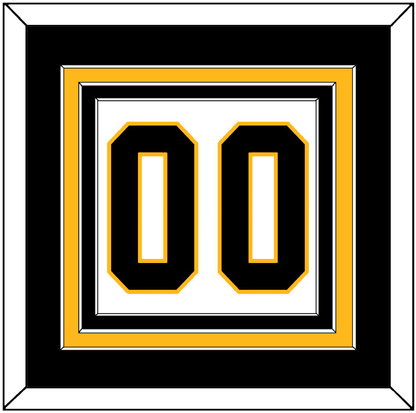 Pittsburgh Number (Back) - Home White (1984-1988) - Premier Tier 2