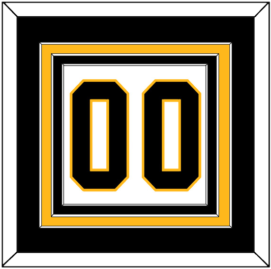 Pittsburgh Number (Back) - Home White (1988-1992) - Premier Tier 2