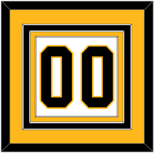 Pittsburgh Number (Back) - Road White - Premier Tier 3