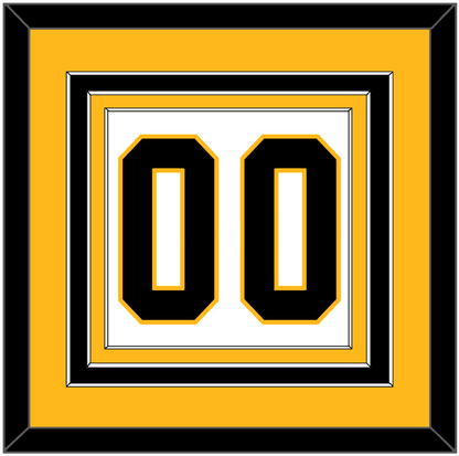 Pittsburgh Number (Back) - Home White (1984-1988) - Premier Tier 3