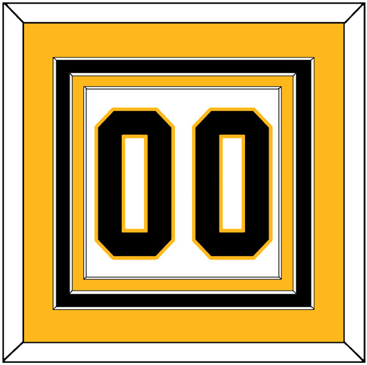 Pittsburgh Number (Back) - Road White - Premier Tier 3