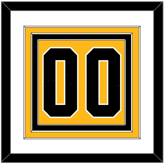 Pittsburgh Number (Back) - Alternate Gold (2018-2021) - Premier Tier 1