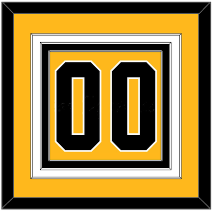 Pittsburgh Number (Back) - Alternate Gold (2018-2021) - Premier Tier 2