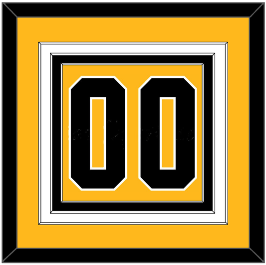 Pittsburgh Number (Back) - Alternate Gold (2018-2021) - Premier Tier 2