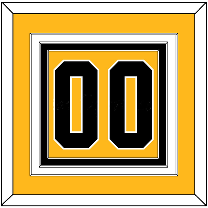 Pittsburgh Number (Back) - Alternate Gold (2018-2021) - Premier Tier 2
