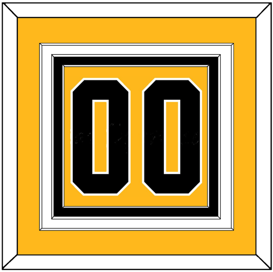 Pittsburgh Number (Back) - Alternate Gold (2018-2021) - Premier Tier 2