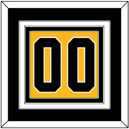 Pittsburgh Number (Back) - Alternate Gold (2018-2021) - Premier Tier 3