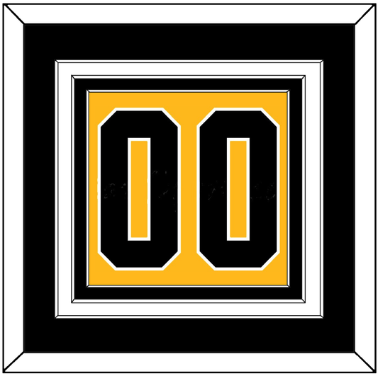 Pittsburgh Number (Back) - Alternate Gold (2018-2021) - Premier Tier 3