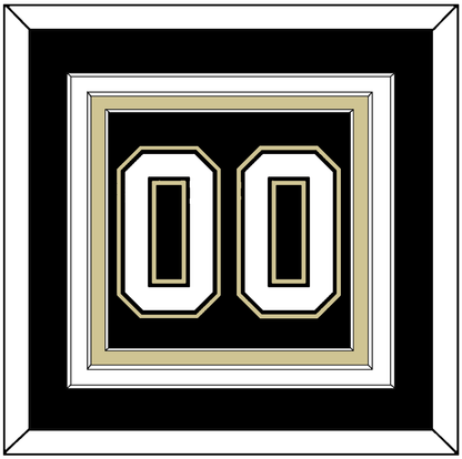 Pittsburgh Number (Back) - Home Black (2007-2016) - Premier Tier 2