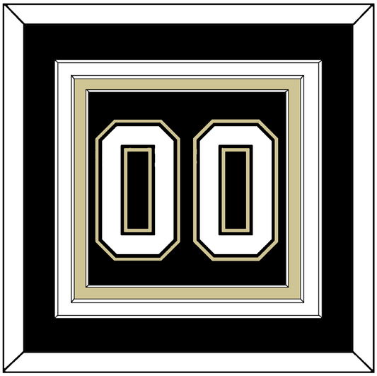 Pittsburgh Number (Back) - Home Black (2007-2016) - Premier Tier 2