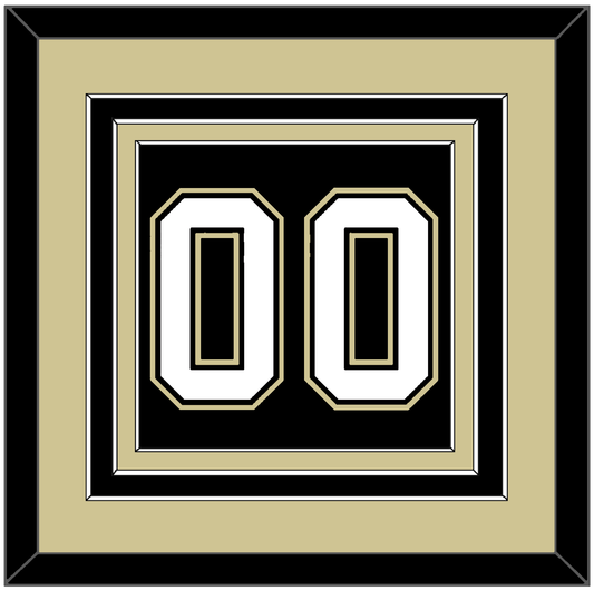Pittsburgh Number (Back) - Home Black (2007-2016) - Premier Tier 3