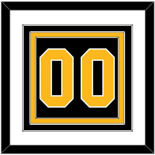 Pittsburgh Number (Back) - Road Black (1981-1984) - Premier Tier 1