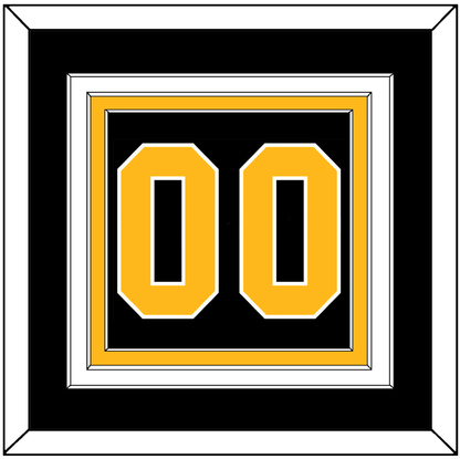 Pittsburgh Number (Back) - Road Black (1984-1988) - Premier Tier 2