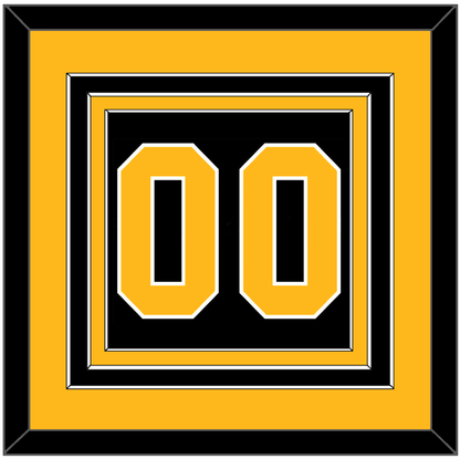 Pittsburgh Number (Back) - Road Black (1984-1988) - Premier Tier 3