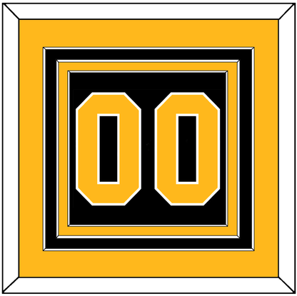 Pittsburgh Number (Back) - Road Black (1984-1988) - Premier Tier 3