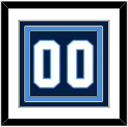 Pittsburgh Number (Back) - Road Blue (1977-1980) - Premier Tier 1