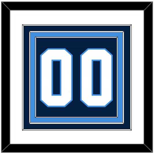 Pittsburgh Number (Back) - Road Blue (1977-1980) - Premier Tier 1