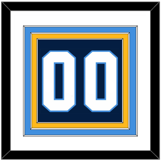 Pittsburgh Number (Back) - Road Blue (1977-1980) - Premier Tier 2