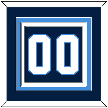 Pittsburgh Number (Back) - Road Blue (1977-1980) - Premier Tier 3