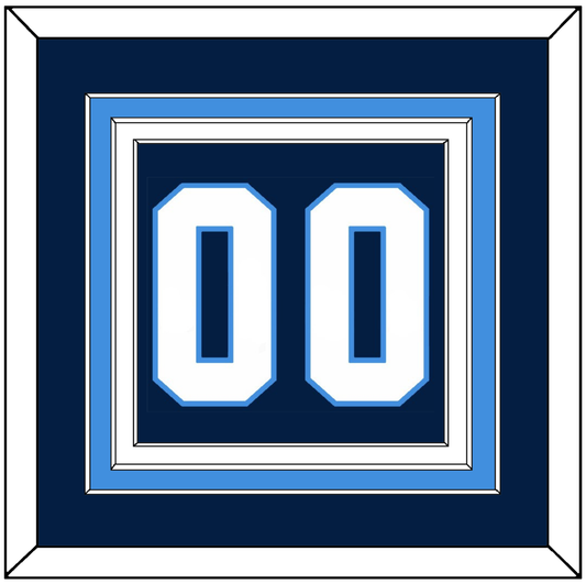 Pittsburgh Number (Back) - Road Blue (1977-1980) - Premier Tier 3