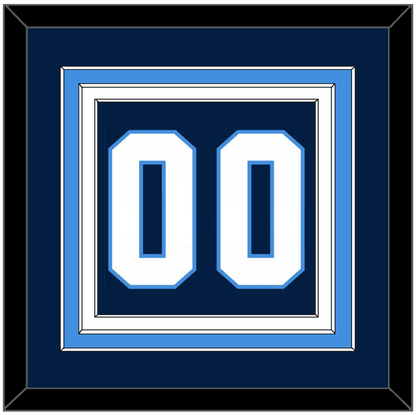 Pittsburgh Number (Back) - Road Blue (1977-1980) - Premier Tier 3