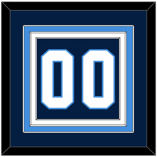 Pittsburgh Number (Back) - Road Blue (1977-1980) - Premier Tier 3