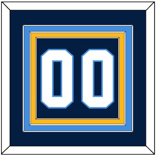 Pittsburgh Number (Back) - Road Blue (1977-1980) - Premier Tier 4