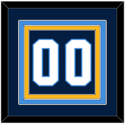 Pittsburgh Number (Back) - Road Blue (1977-1980) - Premier Tier 4