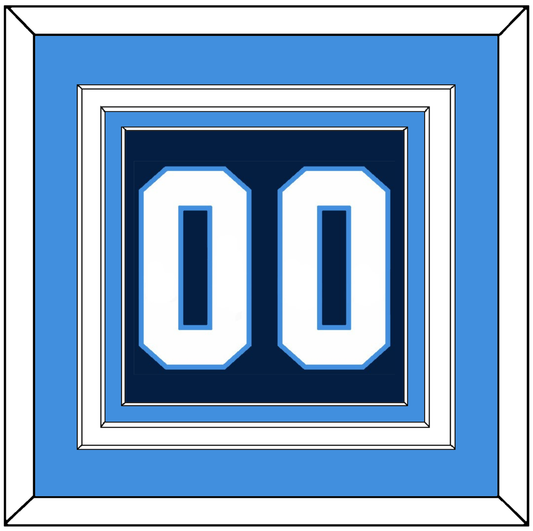 Pittsburgh Number (Back) - Road Blue (1977-1980) - Premier Tier 5