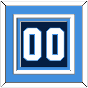 Pittsburgh Number (Back) - Road Blue (1977-1980) - Triple Mat 5