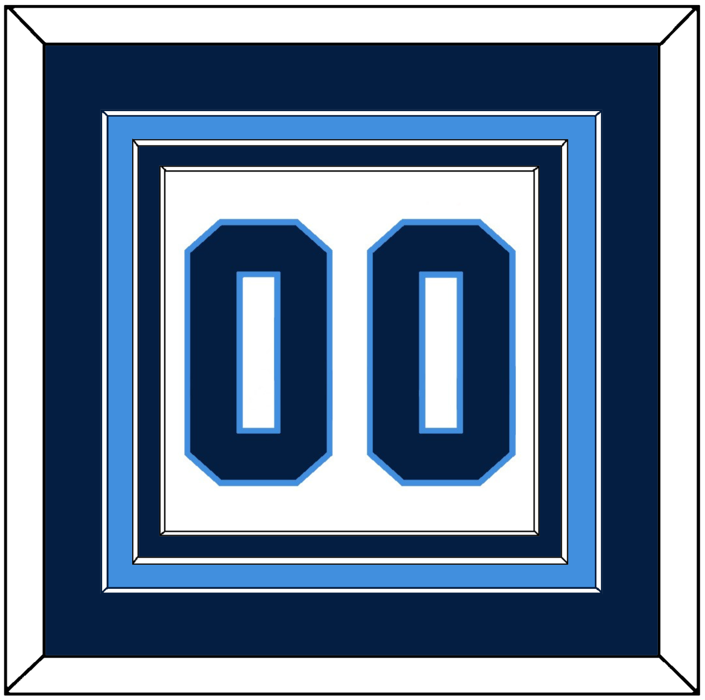 Pittsburgh Number (Back) - Home White (1977-1980) - Premier Tier 2
