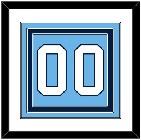 Pittsburgh Number (Back) - 2008 Winter Classic Powder Blue - Premier Tier 1