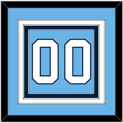 Pittsburgh Number (Back) - 2008 Winter Classic Powder Blue - Premier Tier 2