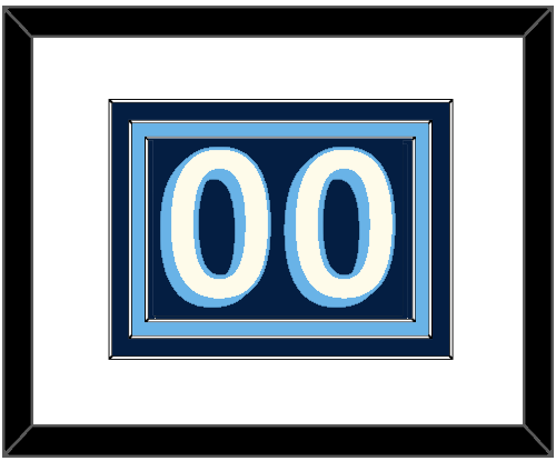 Pittsburgh Number (Back) - 2011 Winter Classic Navy Blue - Premier Tier 1