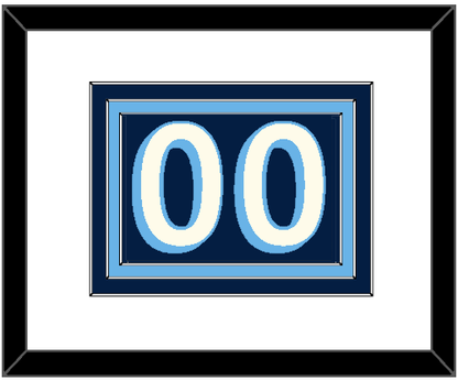 Pittsburgh Number (Back) - Alternate Navy Blue (2011-2013) - Premier Tier 1