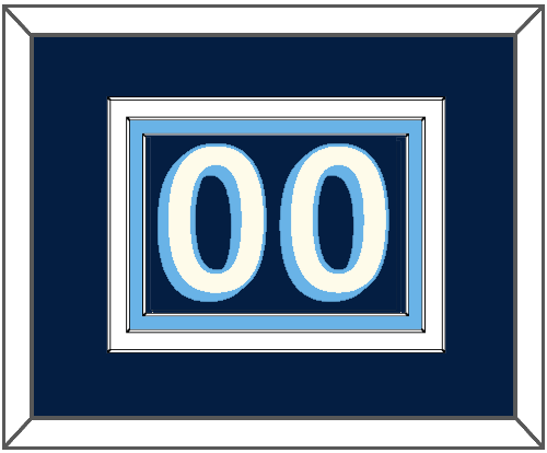 Pittsburgh Number (Back) - 2011 Winter Classic Navy Blue - Premier Tier 2