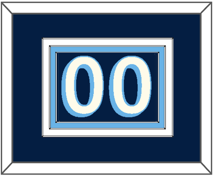 Pittsburgh Number (Back) - 2011 Winter Classic Navy Blue - Premier Tier 2