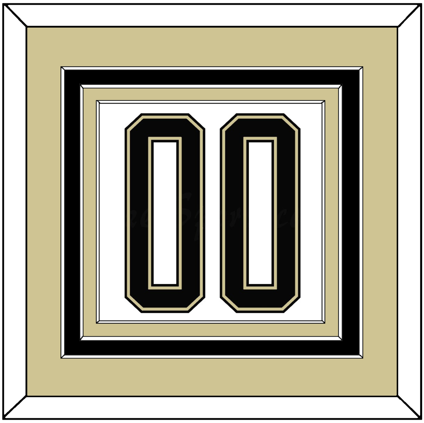Pittsburgh Number (Back) - 2014 Stadium Series White - Premier Tier 3