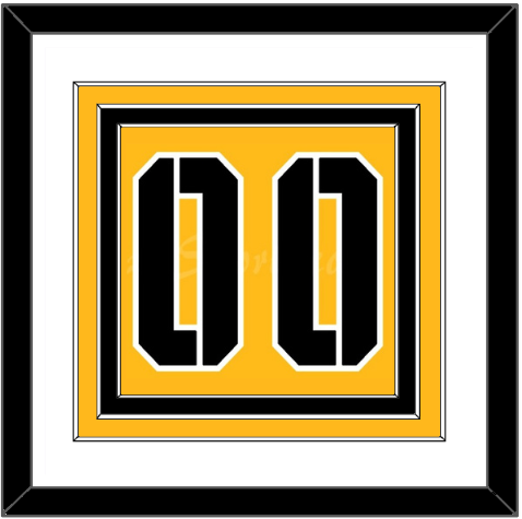 Pittsburgh Number (Back) - 2017 Stadium Series Gold - Signature Tier 1