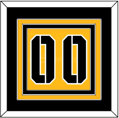 Pittsburgh Number (Back) - 2017 Stadium Series Gold - Premier Tier 3