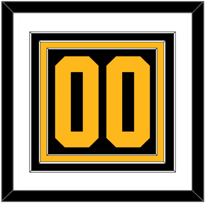 Pittsburgh Number (Back) - 2019 Stadium Series Black - Premier Tier 1