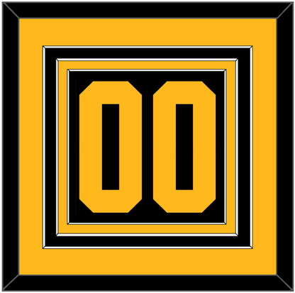 Pittsburgh Number (Back) - 2019 Stadium Series Black - Premier Tier 2