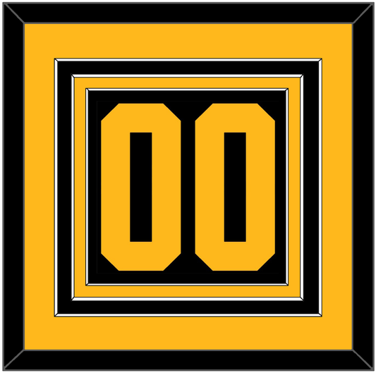 Pittsburgh Number (Back) - 2019 Stadium Series Black - Premier Tier 2